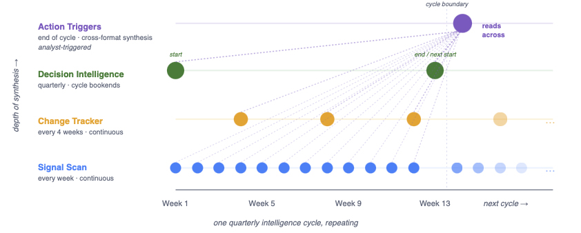 The Shaping Tomorrow intelligence cycle: Detect, Assess, Decide